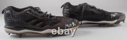Mallex Smith Autographed Game Used Cleats & Hat Player LOA Tampa Bay Rays