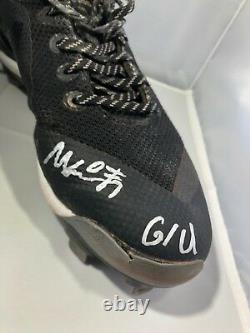 Mallex Smith autographed signed Game Used Cleats MLB Tampa Bay Rays LOA