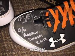 Manny Machado Game Used Worn Orioles Debut Rookie Cleats Signed PSA DNA COA Auto