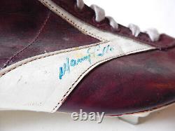 Manny Trillo Game Used Signed Brooks Vintage Baseball Cleats Phillies Auto