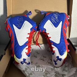 Marcell Dareus game issue cleats autographed under armor with PSA