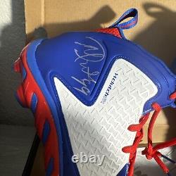 Marcell Dareus game issue cleats autographed under armor with PSA