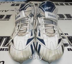 Marcus McNeill Game Used Worn Football Cleats Shoes Reebok Chargers #73 Auburn