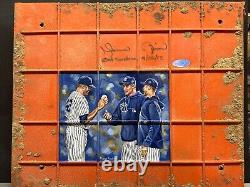 Mariano Rivera 9/26/13 Game Used GU Farewell Signed Cleat Cleaner Art 1/1 COA