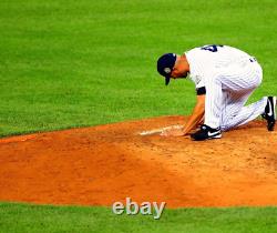 Mariano Rivera 9/26/13 Game Used GU Farewell Signed Cleat Cleaner Art 1/1 COA