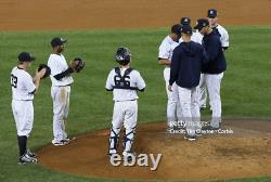 Mariano Rivera 9/26/13 Game Used GU Farewell Signed Cleat Cleaner Art 1/1 COA