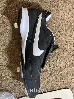 Mariano Rivera Yankees Signed 2010 Game Used Nike Cleat Hof Steiner COA