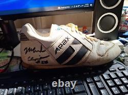 Mark Carrier Signed Chicago Bears Game Used Cleat 3x Pro Bowl Safety