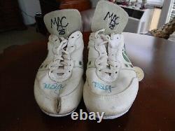 Mark McGwire Game Used/Worn Signed 1987-88 Rookie Cleats Mears LOA JSA Awesome