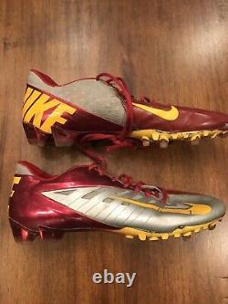 Marqise Lee Game Used USC Trojans Cleats Game Worn Jersey