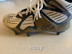 Marshall Faulk Signed Auto Autograph Game Used Worn Cleat Shoe Rams 12/14/2003