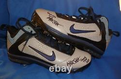 Mat Latos Signed Padres Game Used Worn Cleats PSA/DNA COA Reds Autograph Auto'd