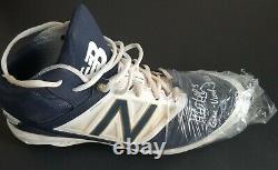 Matt Duffy Signed Autographed Game Worn Used Cleats Beckett Authenticated Auto