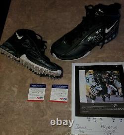Matt Forte Rookie Game Used Auto Inscribed Cleats 1st W Vs Green Bay Td 101yds