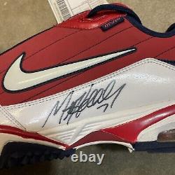 Matt Holliday own pair dual sig double autograph Nike Promo Sample MVP