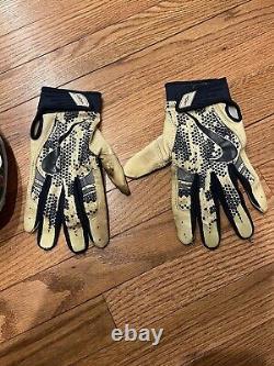 Matt Kemp MLB Game Used Autographed Custom 1 of 1 Cleats and Batting Gloves