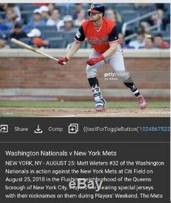 Matt Wieters Washington Nationals Game Used Players Weekend Cleats Cardinals MLB