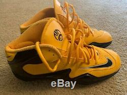 Maurkice Pouncey Game Used Nike PE Cleats 2012 Pittsburgh Steelers Promo Sample
