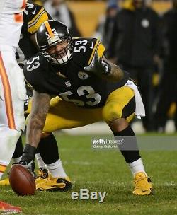 Maurkice Pouncey Game Used Nike PE Cleats 2012 Pittsburgh Steelers Promo Sample