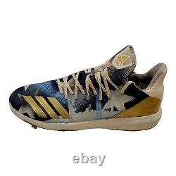 Men's Adidas Custom 9/11 FDNY NYPD Tribute Baseball Cleats Size 12.5 CM8476