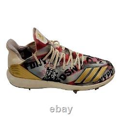 Men's Adidas Custom 9/11 FDNY NYPD Tribute Baseball Cleats Size 12.5 CM8476