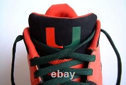 Miami Hurricanes Game Worn Game Used Nike Pe Baseball Cleats Spikes 11.5 Rare