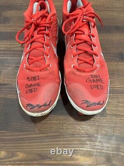 Mick Abel Game Used Signed Cleats 2021 Phillies Top Prospect 1/1 COA