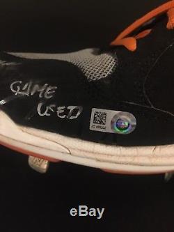 Miguel Cabrera Autographed Cleat Game Used 2012 Triple Crown Authentic MLB COA