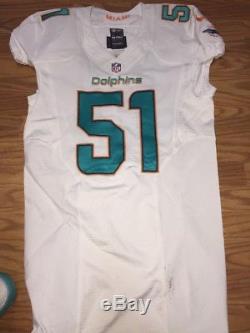 Mike Pouncey #51 Miami Dolphins Game Used Worn Jersey Cleats Pro Bowl Seahawks