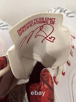 Mike Trout 2017 Autographed Game Used Personalized Nike Cleats Anderson LOA MVP