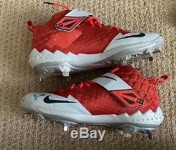 Mike Trout GAME USED 2019 CLEATS game worn SIGNED auto ANGELS MVP SEASON