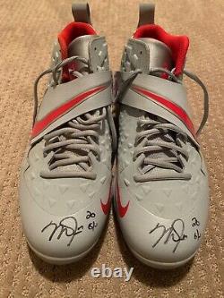 Mike Trout GAME USED 2020 CLEATS game worn SIGNED auto ANGELS spikes