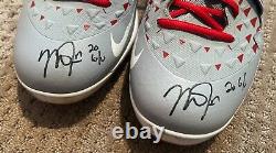 Mike Trout GAME USED 2020 PAIR CLEATS game worn SIGNED auto ANGELS Spikes