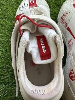 Mike Trout Los Angeles Angels Game Used Cleats 2021 Signed Anderson LOA