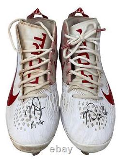 Mike Trout Signed Game Used Los Angeles Angels 2019 Nike Trout 5 Cleats PSA+LOA