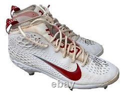 Mike Trout Signed Game Used Los Angeles Angels 2019 Nike Trout 5 Cleats PSA+LOA
