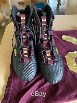 Mississippi State Hail State Bulldogs Game Used Worn Jersey Cleats 2019