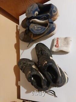 Mlb Al/nl 2003 Game Used Cleats, Band, Socks Same Day Dirt! Rare