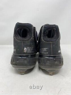 Mlb Miami Marlins #54 Game Used Worn Black Nike Cleats Mens Size 12 Us