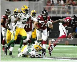 Mohamed Sanu Atlanta Falcons Game Used Cleats vs Packers 2017 LOA- FTA 2