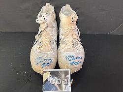 Moises Ballesteros Chicago Cubs Auto Signed 2023 Game Used Cleats