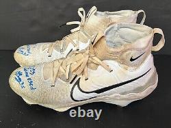 Moises Ballesteros Chicago Cubs Auto Signed 2023 Game Used Cleats