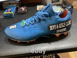 My Cause My Cleats NFL Game worn Sheldon Richardson N. Y. Jets Cleveland Browns