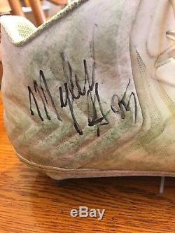 Myless Garrett Game Used Autographed Cleats