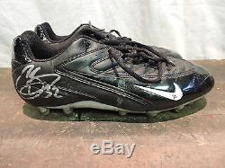 NFL Football Bengals Cedric Benson Game Used Cleats Signed Autographed Coa