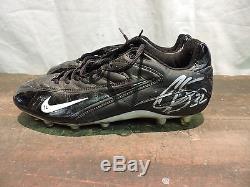 NFL Football Bengals Cedric Benson Game Used Cleats Signed Autographed Coa
