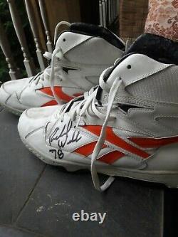 NFL Miami Dolphins Richard Webb Signed Game Used Turf Cleats Sneakers