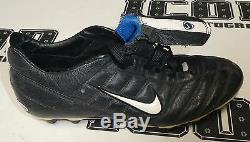 Nate Kaeding Signed Chargers Football Game Used Cleats Nike Shoe BAS Beckett COA