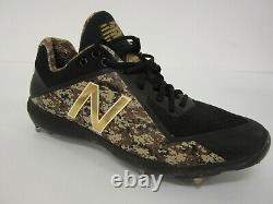 Nellie Rodriguez Cleveland Indians game used pair baseball cleats camo COA