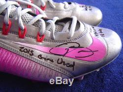 New York Giants Odell Beckham Jr Game Used Signed Inscribed 15 Nike Cleats Loa 2